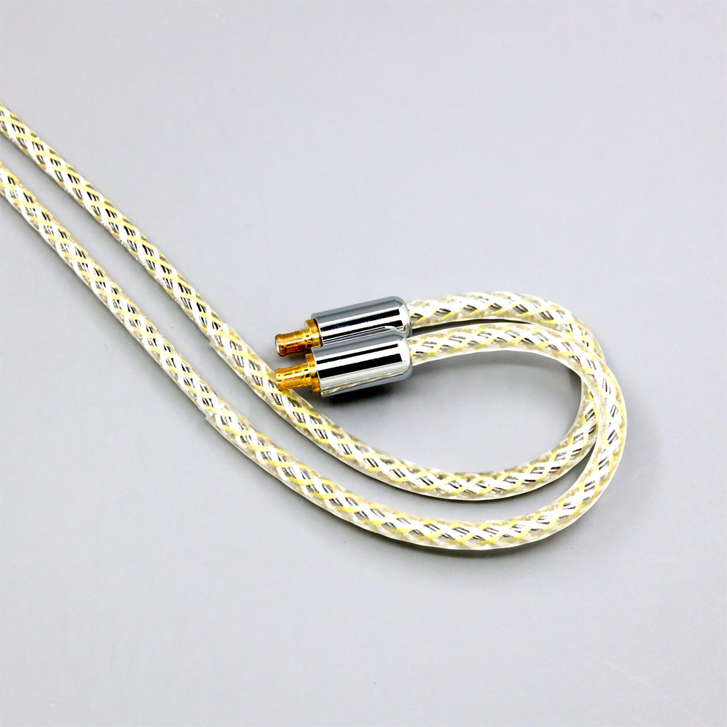 TypeS 23AWG Litz Shielding Silver OCC Earphone Cable For Audio Technica ATH-CKR100 CKR90 CKS1100 CKR100IS CKS1100IS