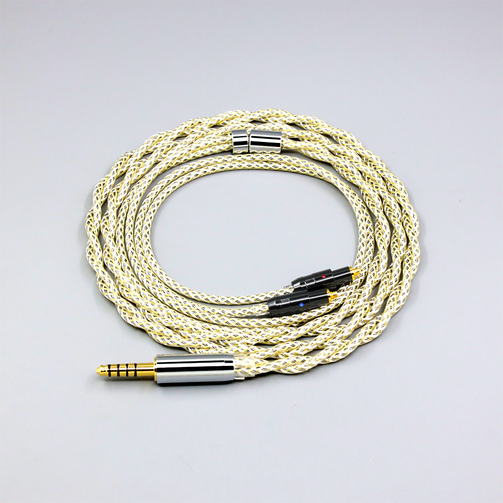 TypeS 23AWG Litz Shielding Silver OCC Earphone Cable For Shure SRH1540 SRH1840 SRH1440 Headphone