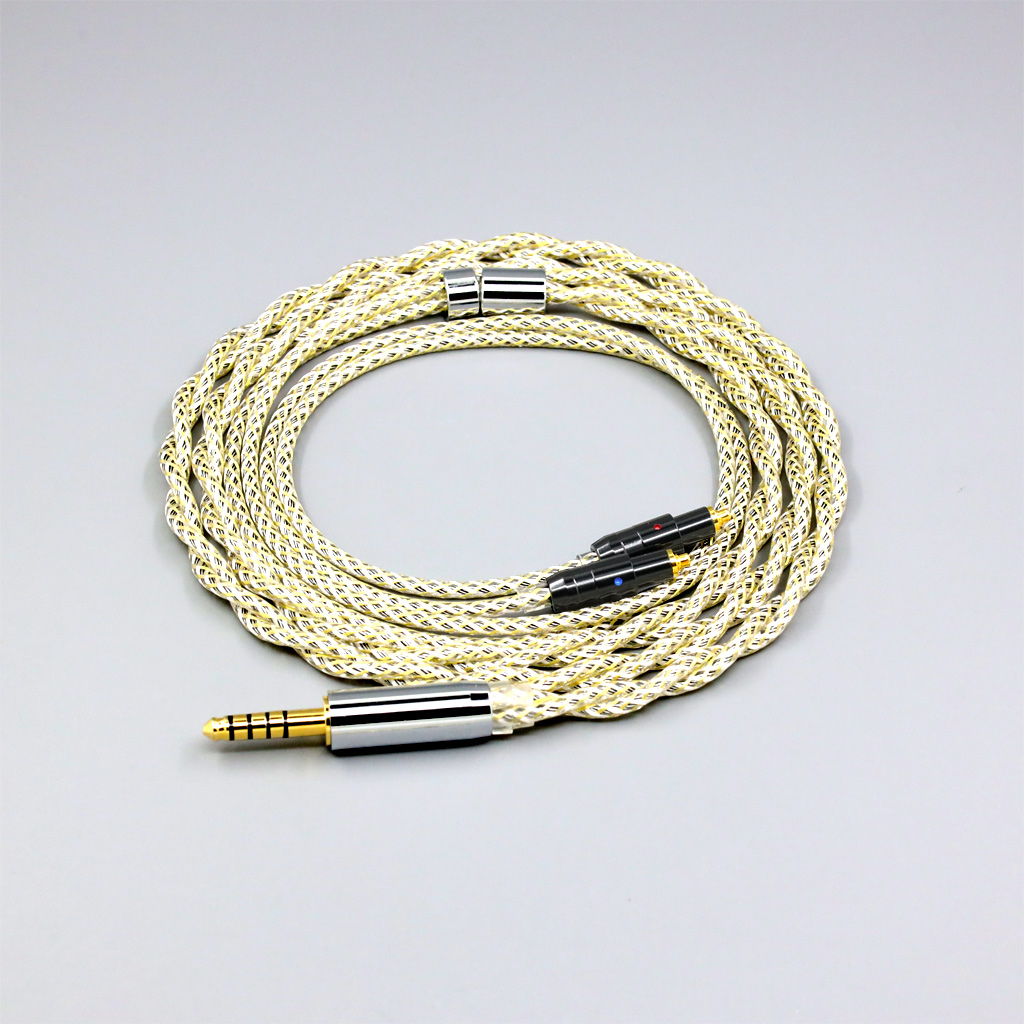 TypeS 23AWG Litz Shielding Silver OCC Earphone Cable For Shure SRH1540 SRH1840 SRH1440 Headphone