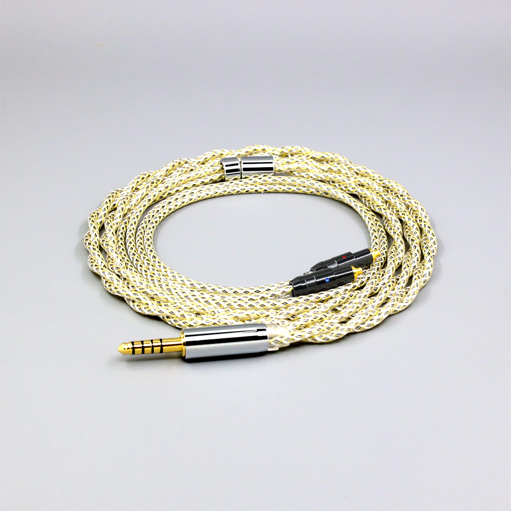 TypeS 23AWG Litz Shielding Silver OCC Earphone Cable For Shure SRH1540 SRH1840 SRH1440 Headphone
