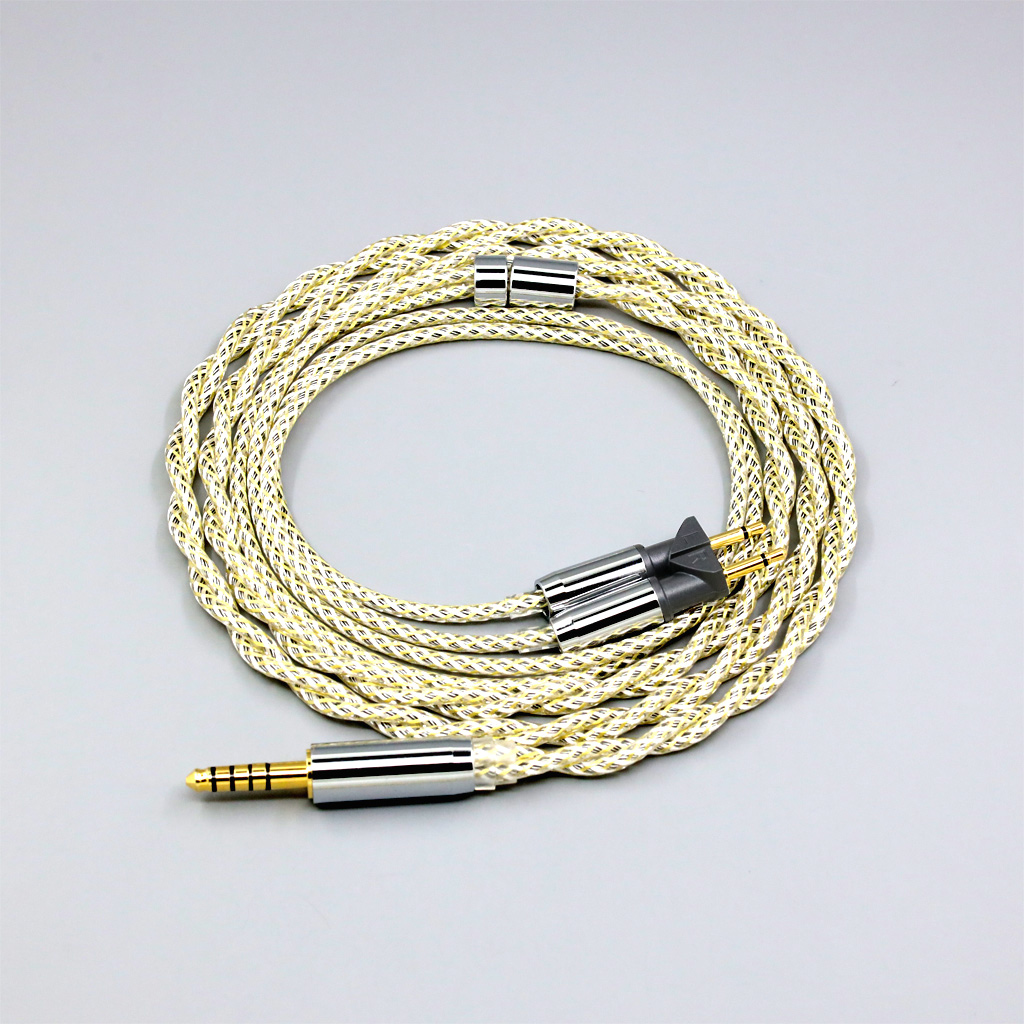 TypeS 23AWG Litz Shielding  Silver OCC Earphone Cable For Abyss Diana v2 phi TC X1226lite 1:1 headphone pin