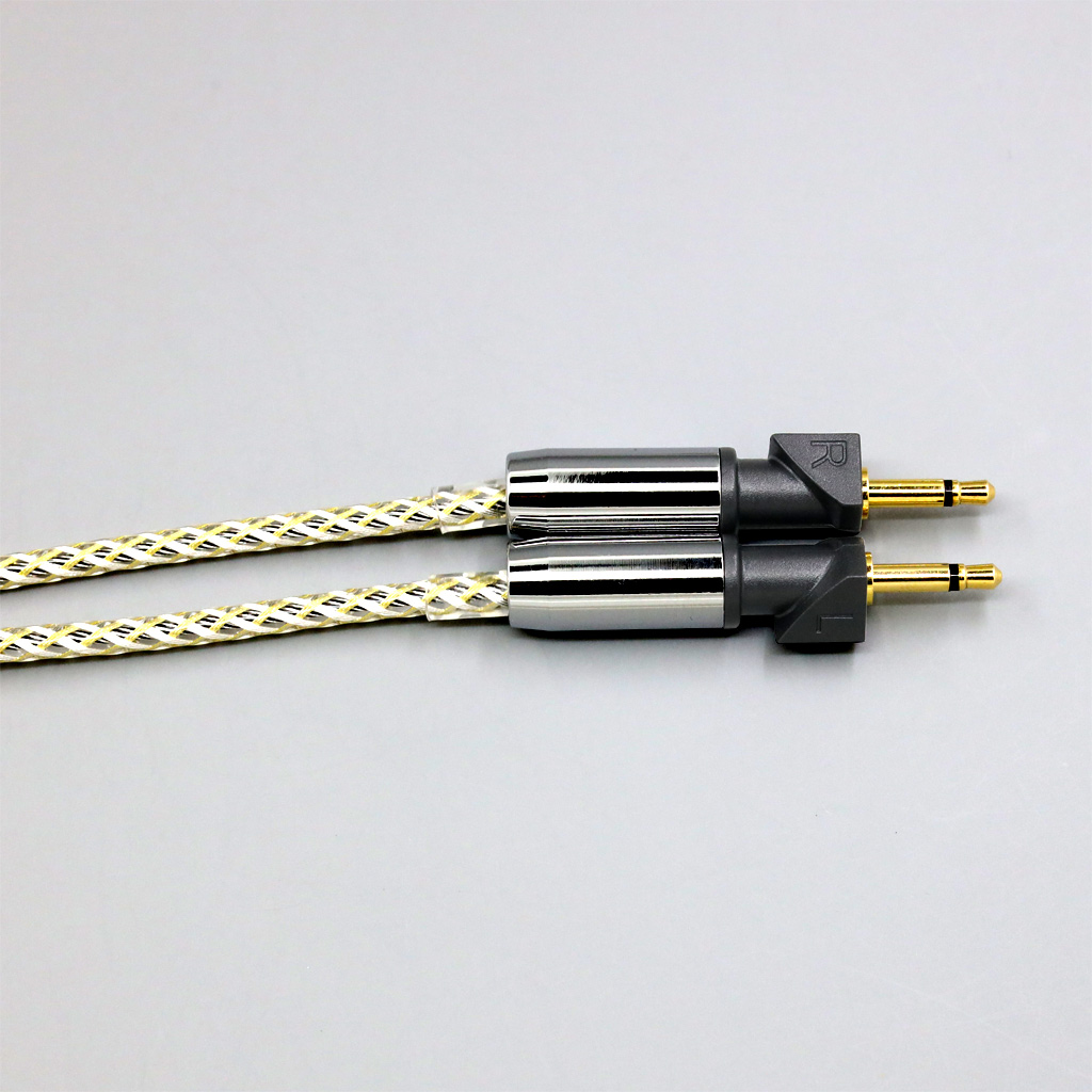 TypeS 23AWG Litz Shielding  Silver OCC Earphone Cable For Abyss Diana v2 phi TC X1226lite 1:1 headphone pin