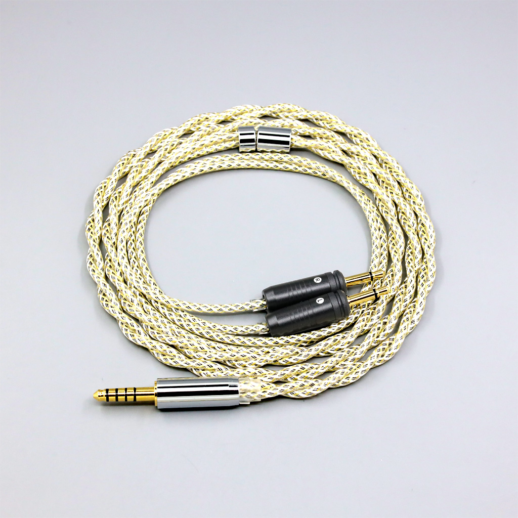 TypeS 23AWG Litz Shielding Silver OCC Earphone Cable For Focal Clear Elear Elex Elegia Stellia Celestee radiance Headphone
