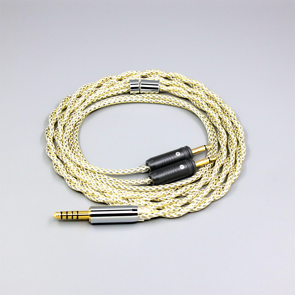 TypeS 23AWG Litz Shielding Silver OCC Earphone Cable For Focal Clear Elear Elex Elegia Stellia Celestee radiance Headphone