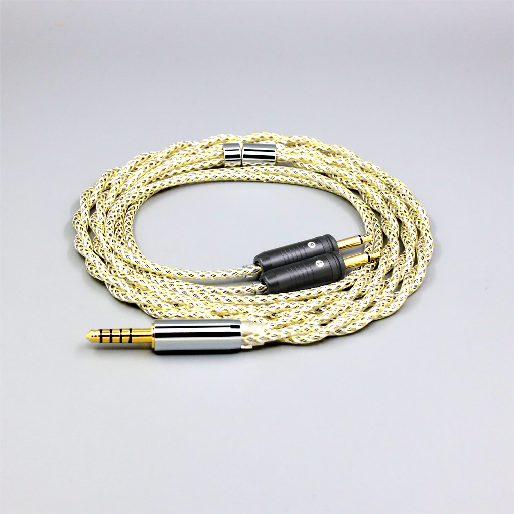 TypeS 23AWG Litz Shielding Silver OCC Earphone Cable For Focal Clear Elear Elex Elegia Stellia Celestee radiance Headphone