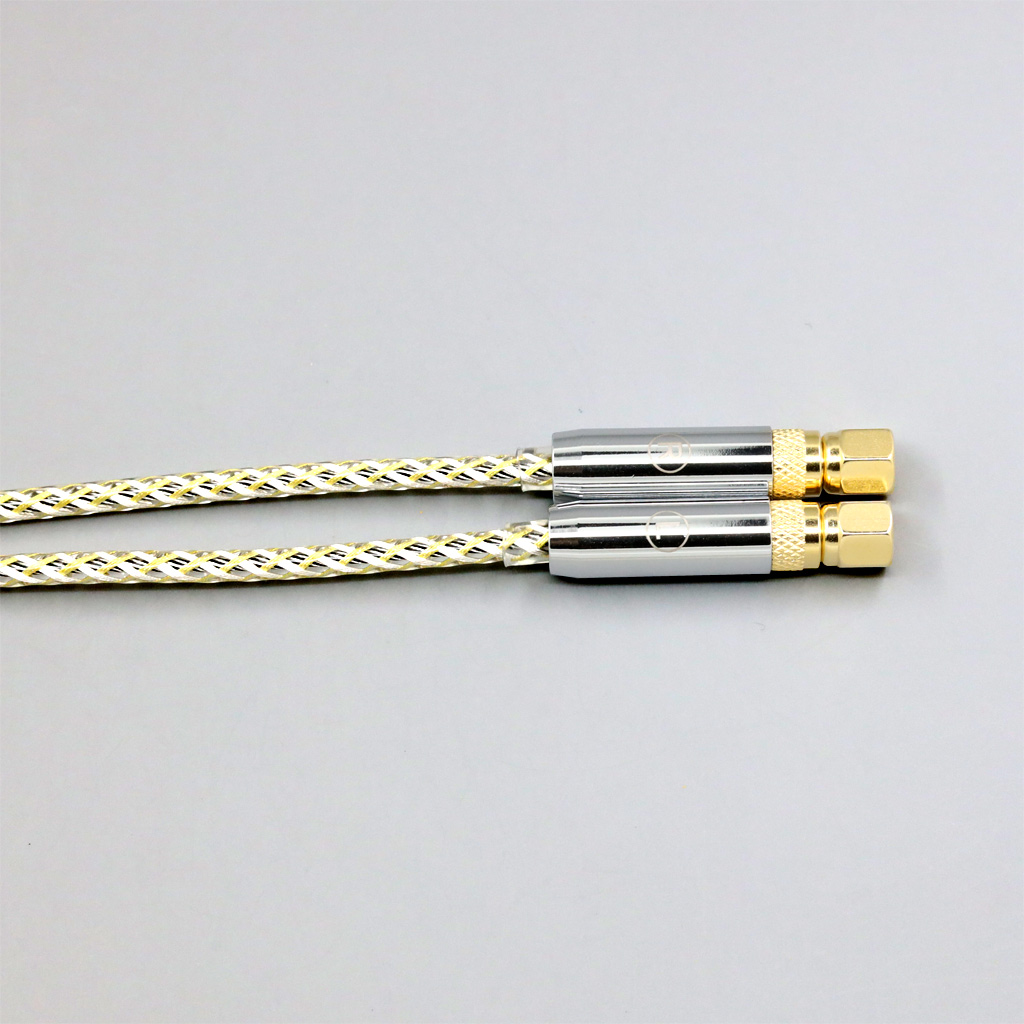 TypeS 23AWG Litz Shielding Silver OCC Earphone Cable For HiFiMan HE400 HE5 HE6 HE300 HE4 HE500 HE6 Headphone