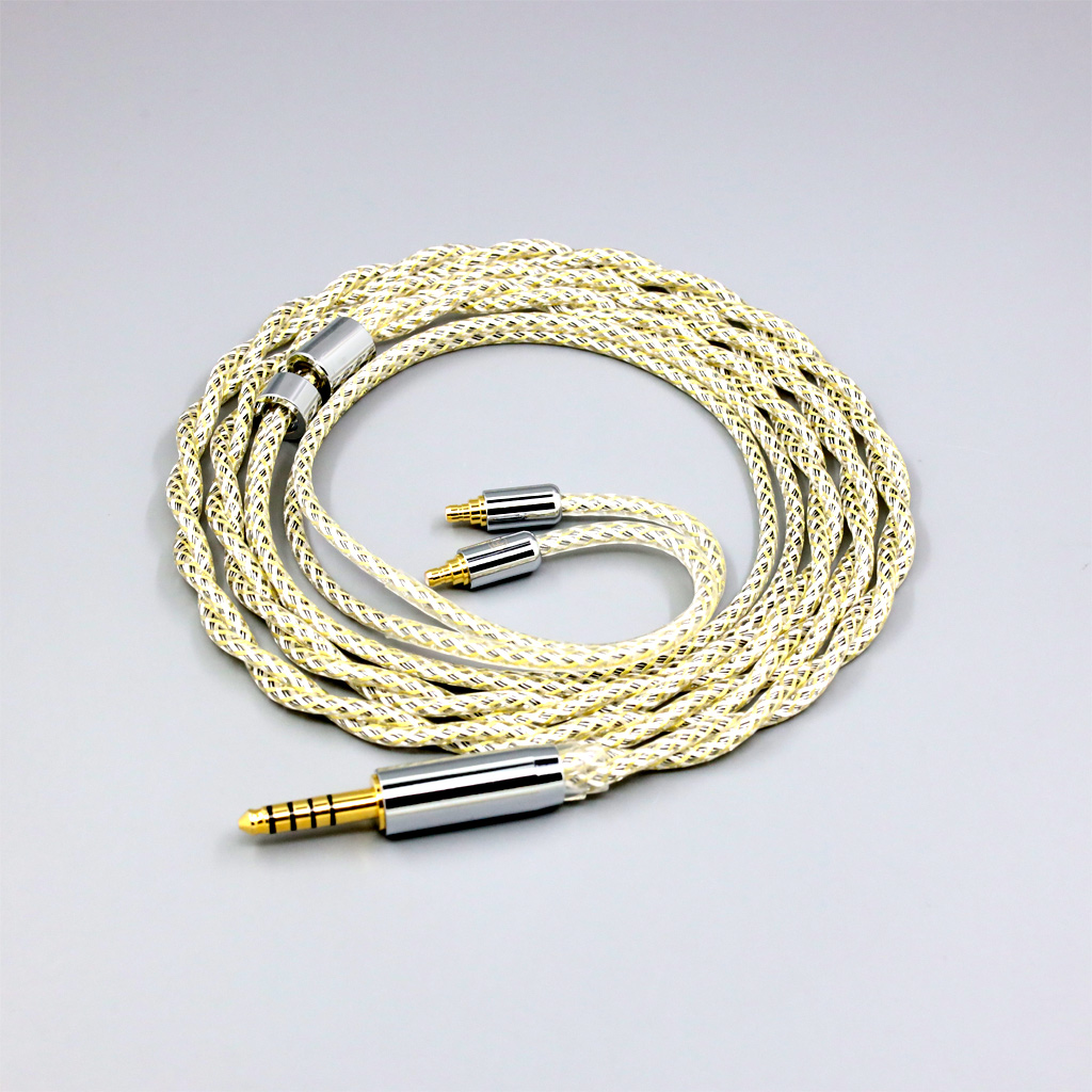 TypeS 23AWG Litz Shielding Silver OCC Earphone Cable For Sennheiser IE100 IE400 IE500 Pro