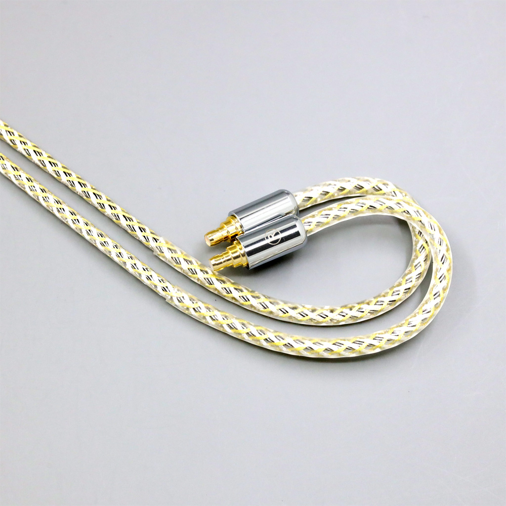 TypeS 23AWG Litz Shielding Silver OCC Earphone Cable For Sennheiser IE100 IE400 IE500 Pro