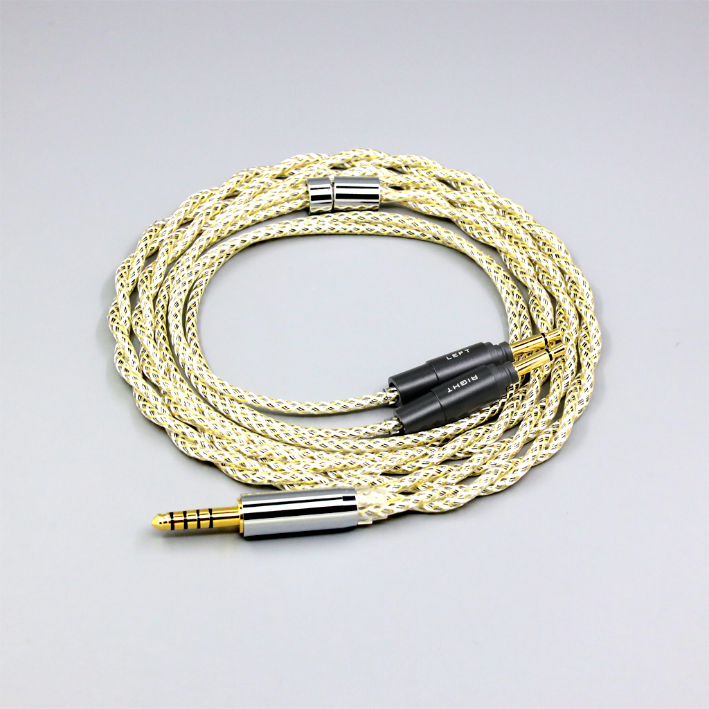 TypeS 23AWG Litz Shielding Silver OCC Earphone Cable For Yamaha YH-5000SE Headphone 1:1 plug