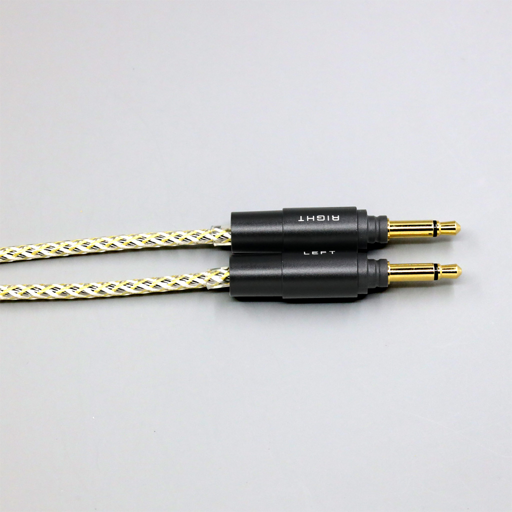 TypeS 23AWG Litz Shielding Silver OCC Earphone Cable For Yamaha YH-5000SE Headphone 1:1 plug