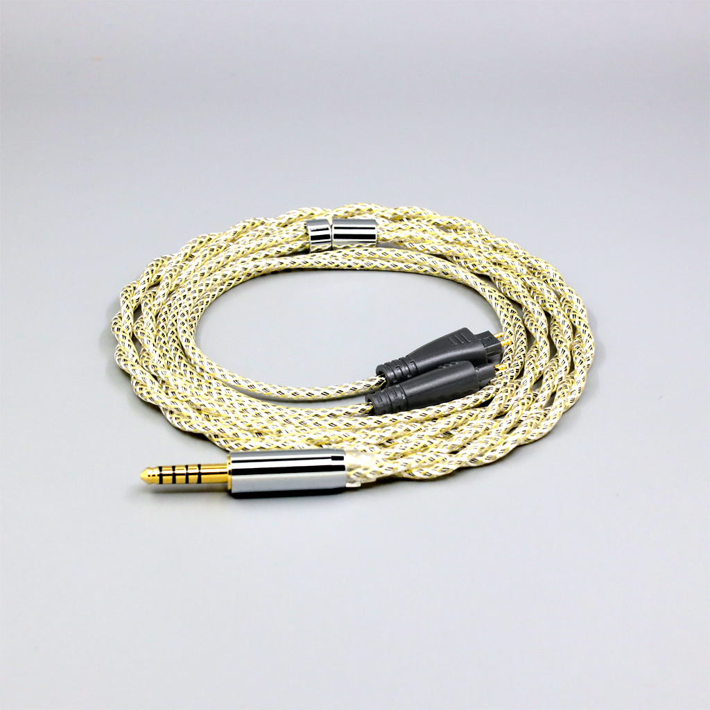 TypeS 23AWG Litz Shielding Silver OCC Earphone Cable For FOSTEX TH900 TH1000RP TH1100RP TH-909 TR-X00 TH-600 MK2 Headphone
