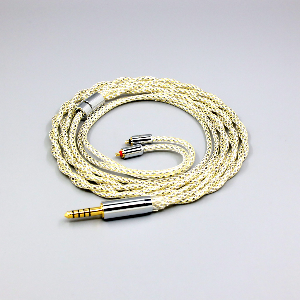 TypeS 23AWG Litz Shielding Silver OCC Earphone Cable For UE Live UE6Pro Lighting SUPERBAX IPX T2
