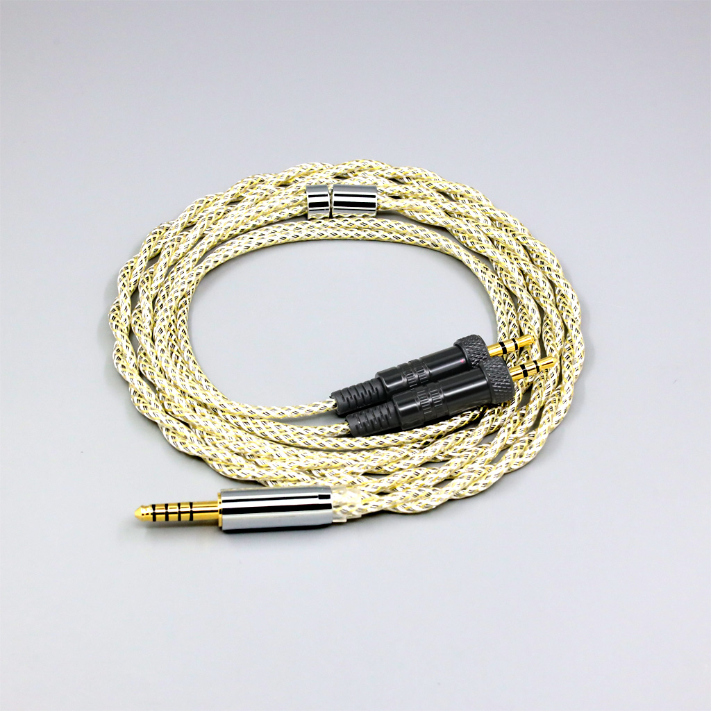 TypeS 23AWG Litz Shielding Silver OCC Earphone Cable For Sony MDR-Z1R MDR-Z7 MDR-Z7M2 With Screw To Fix Headphone