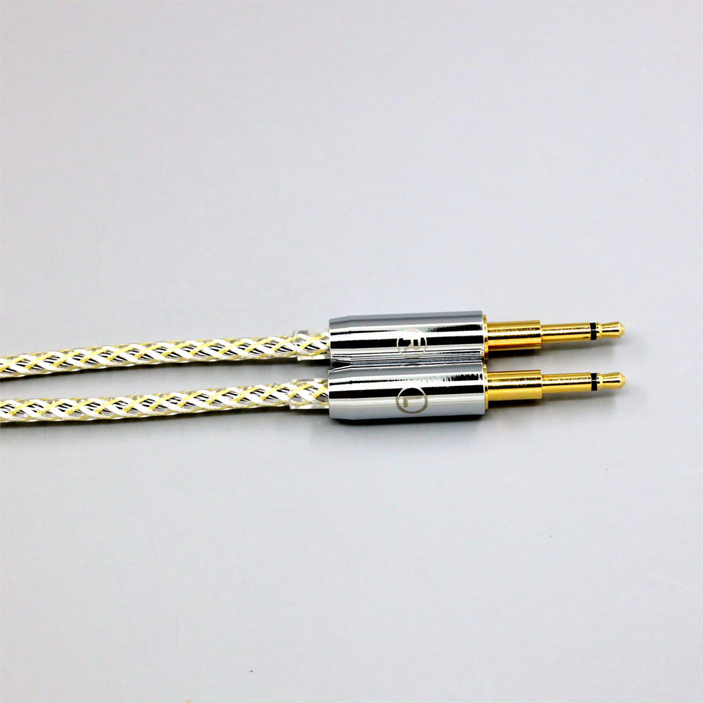 TypeS 23AWG Litz Shielding  Silver OCC Earphone Cable For Sivga Phoenix SV021 Oriole PII Apollo Aiva Headphone Dual 2.5mm plug