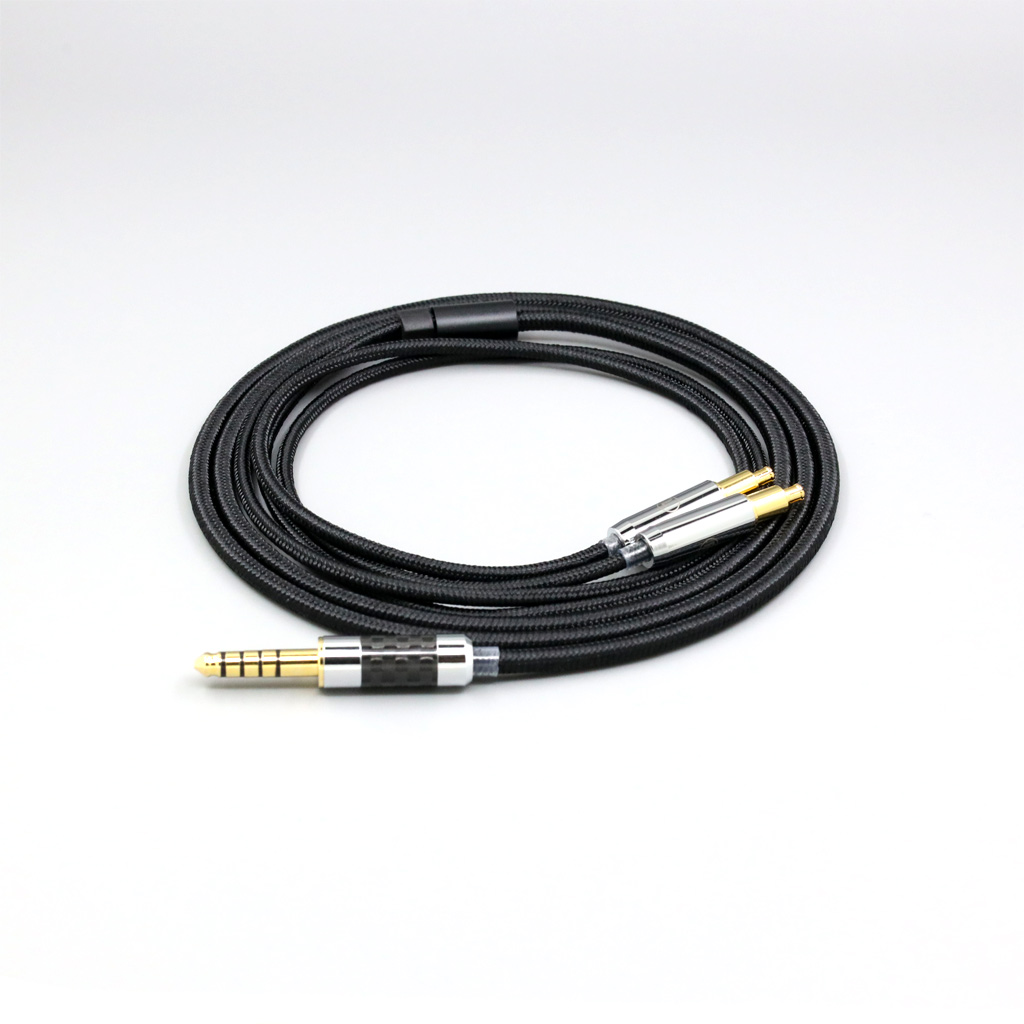 Super Soft Headphone Nylon OFC Cable For Audio Technica ATH-ADX5000 ATH-MSR7b 770H 990H A2DC Earphone