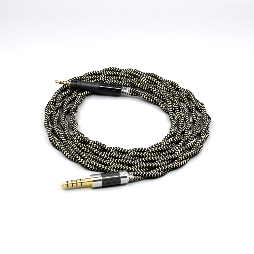 2 Core 2.8mm Litz OFC Earphone Shield Braided Sleeve Cable For Sennheiser HD599 HD569 HD 560S HD559 hd560s