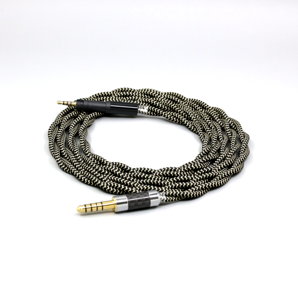 2 Core 2.8mm Litz OFC Earphone Shield Braided Sleeve Cable For Sennheiser HD599 HD569 HD 560S HD559 hd560s