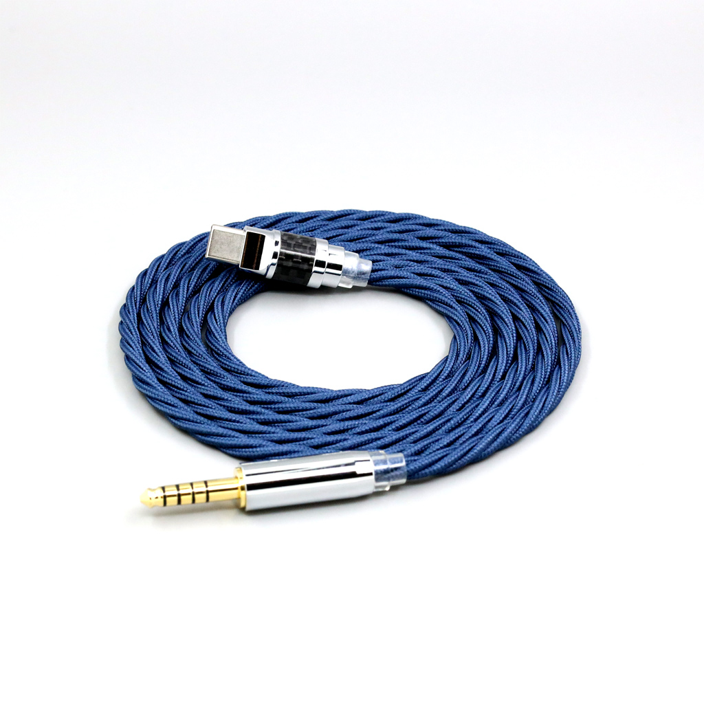 99% Pure Silver OCC Graphene Alloy Full Sleeved Earphone Cable For Mark Levinson 5909 No.5909 Noise Cancelling Headphone