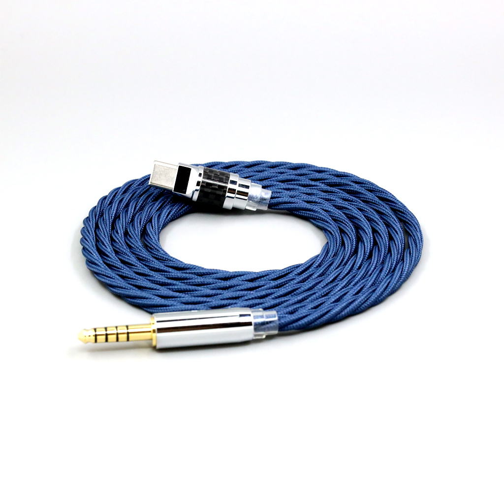 99% Pure Silver OCC Graphene Alloy Full Sleeved Earphone Cable For Mark Levinson 5909 No.5909 Noise Cancelling Headphone