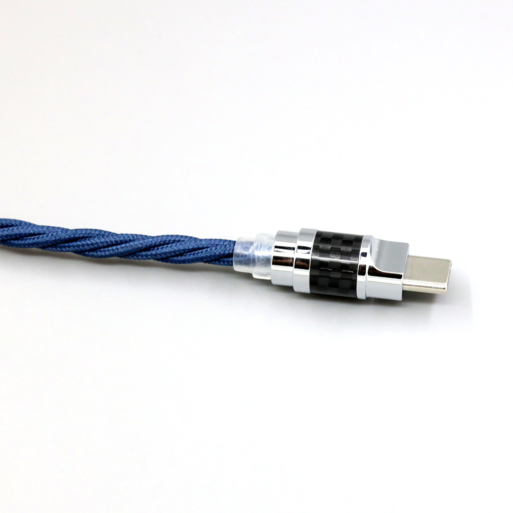 99% Pure Silver OCC Graphene Alloy Full Sleeved Earphone Cable For Mark Levinson 5909 No.5909 Noise Cancelling Headphone