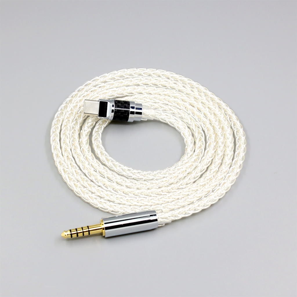 99% Pure Silver 8 Core Earphone Cable For Mark Levinson 5909 No.5909 Noise Cancelling Headphone