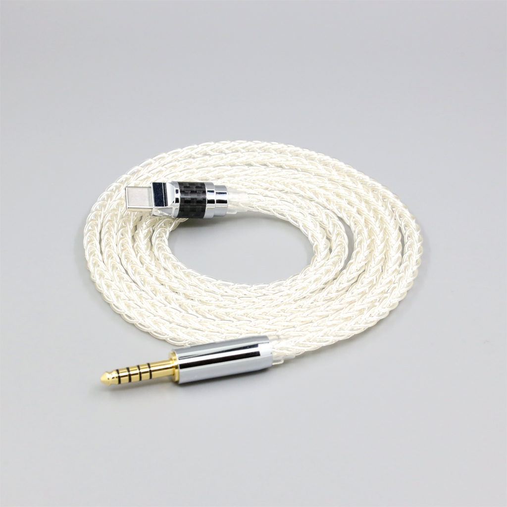 99% Pure Silver 8 Core Earphone Cable For Mark Levinson 5909 No.5909 Noise Cancelling Headphone