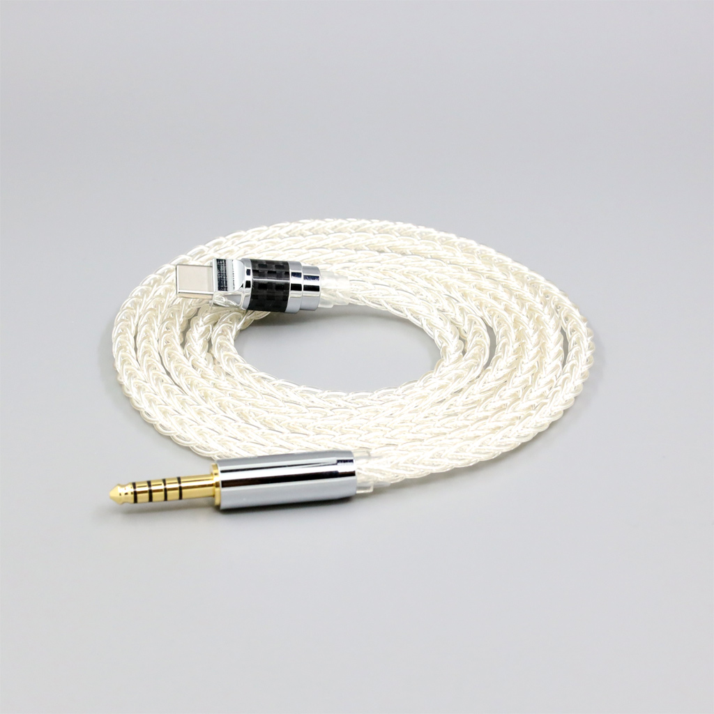 99% Pure Silver 8 Core Earphone Cable For Mark Levinson 5909 No.5909 Noise Cancelling Headphone