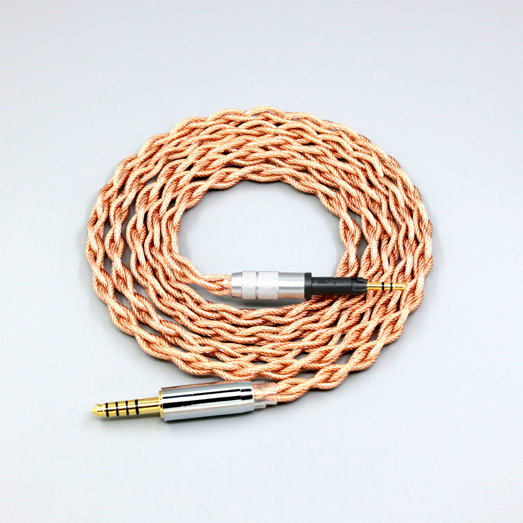 Graphene 7N OCC Shielding Coaxial Mixed Earphone Cable For Sennheiser HD6 HD7 HD8 MIX DJ HD595 4 core 1.8mm