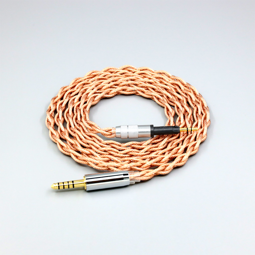 Graphene 7N OCC Shielding Coaxial Mixed Earphone Cable For Sennheiser HD6 HD7 HD8 MIX DJ HD595 4 core 1.8mm