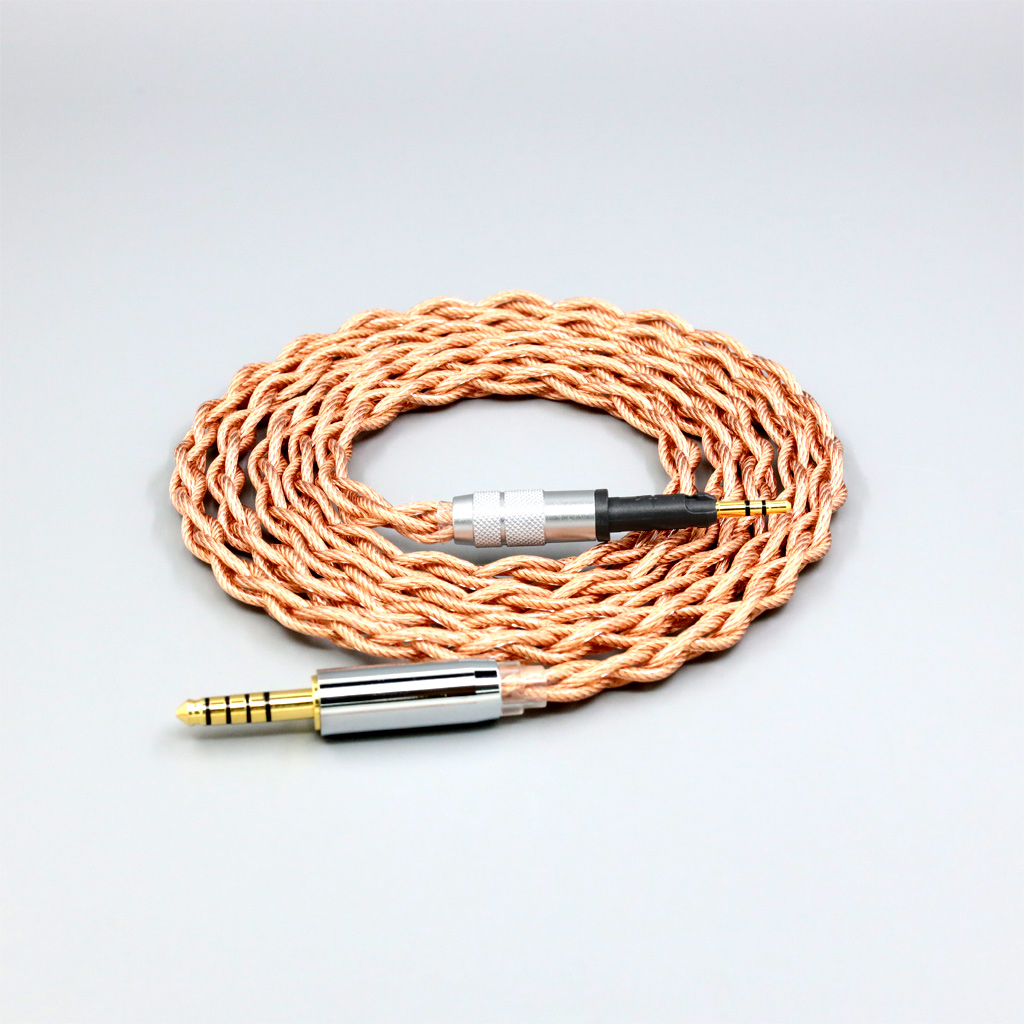 Graphene 7N OCC Shielding Coaxial Mixed Earphone Cable For Sennheiser HD6 HD7 HD8 MIX DJ HD595 4 core 1.8mm