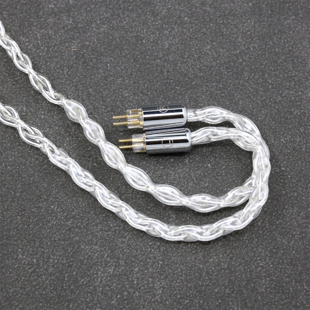8 Core 99% 7n Pure Silver Palladium Earphone Cable For 0.78mm 2pin BA Westone W4r UM3X UM3RC JH13 High Step