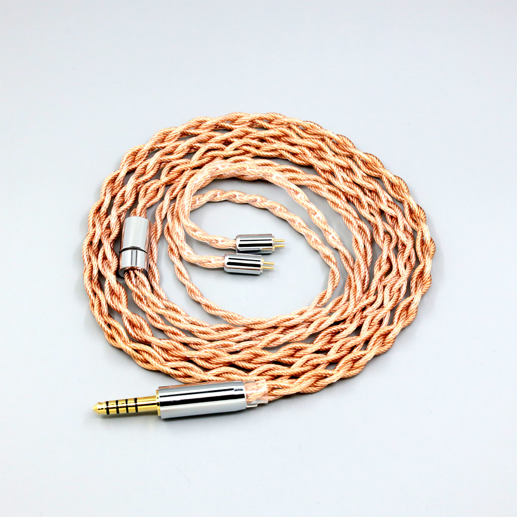 Graphene 7N OCC Shielding Coaxial Mixed Earphone Cable For 0.78mm Flat Step JH Audio JH16 Pro JH11 Pro 5 6 7 BA