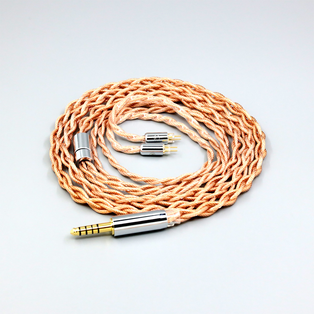 Graphene 7N OCC Shielding Coaxial Mixed Earphone Cable For 0.78mm BA Westone W4r UM3X UM3RC JH13 High Step 4 core 1.8mm