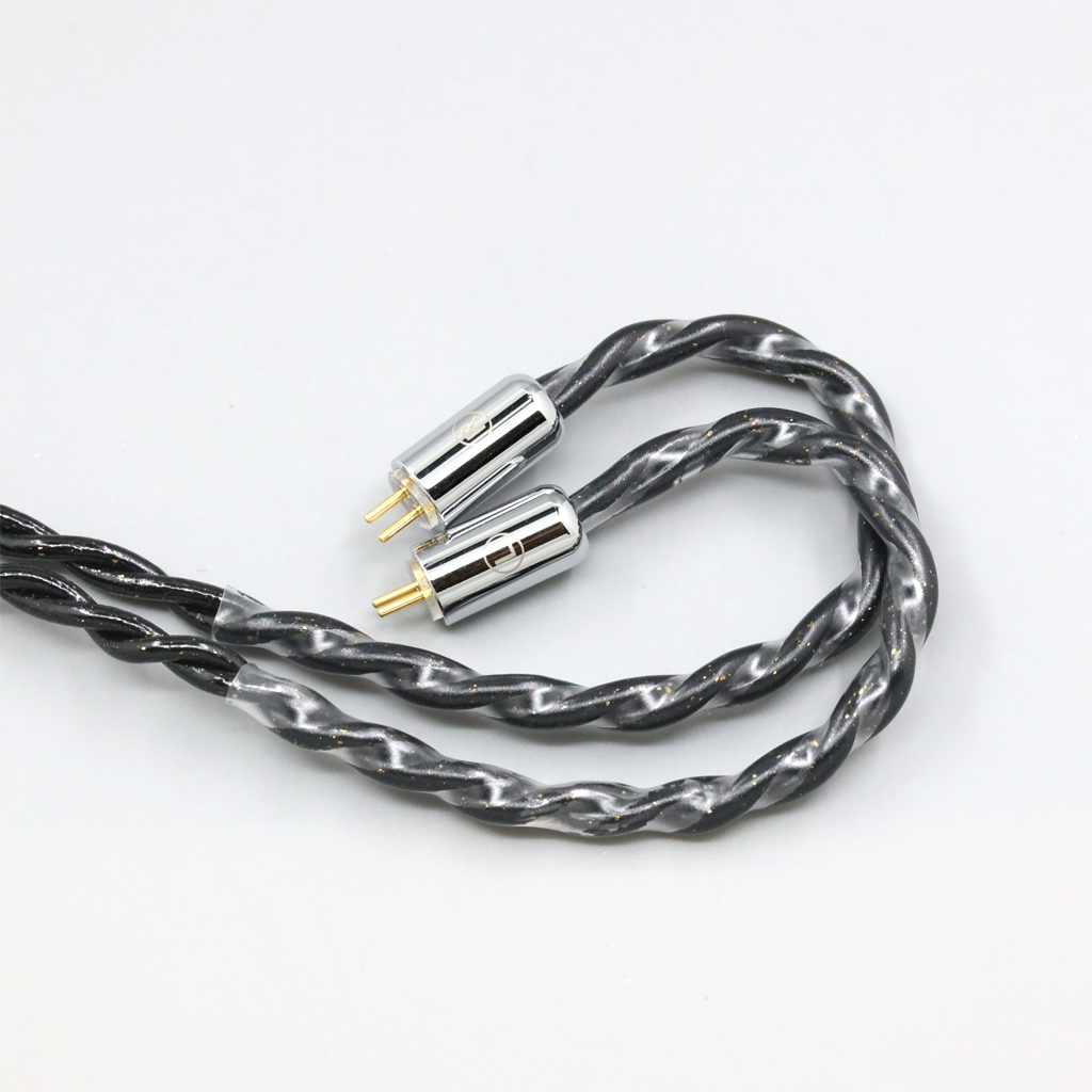 99% Pure Silver Palladium Graphene Floating Gold Cable For 0.78mm Flat Step JH Audio JH16 Pro JH11 Pro 5 6 7 2pin