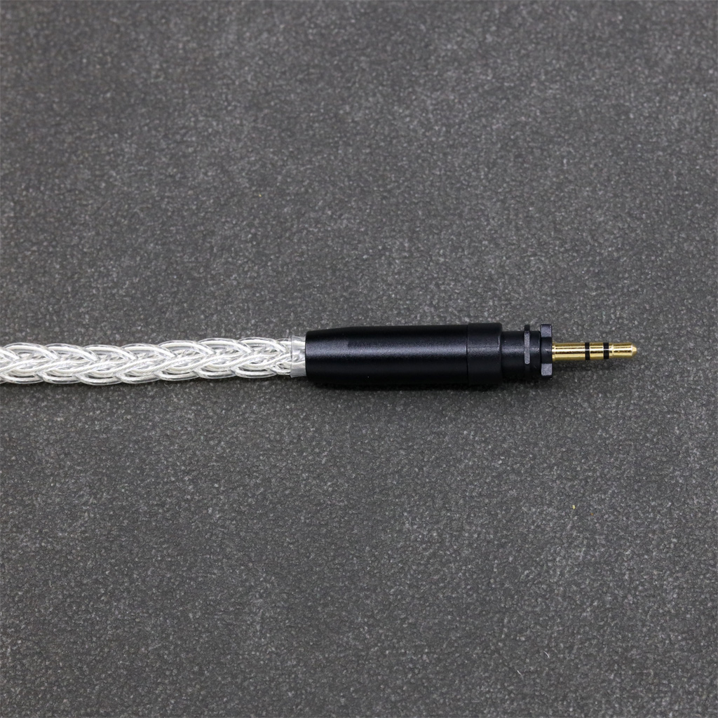 8 Core 99% 7n Pure Silver Palladium Earphone Headphone Cable For Shure SRH440A SRH840A