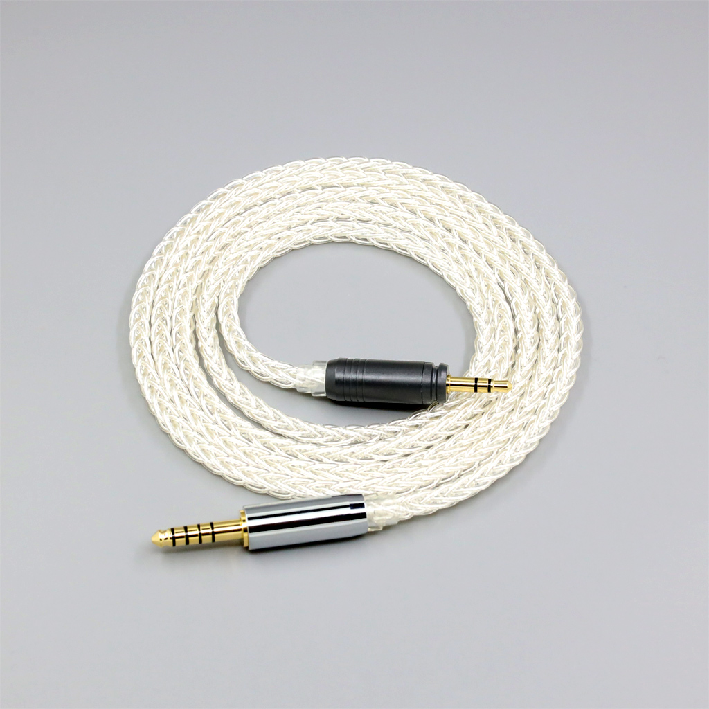 8 Core 99% 7n Pure Silver Palladium Earphone Cable For Focal HADENYS Open-back Headphone