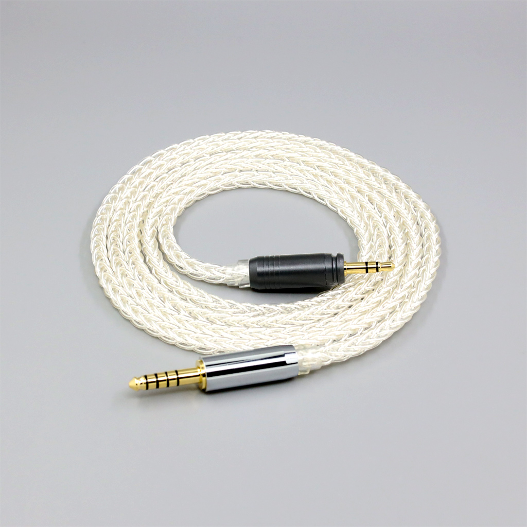 8 Core 99% 7n Pure Silver Palladium Earphone Cable For Focal HADENYS Open-back Headphone