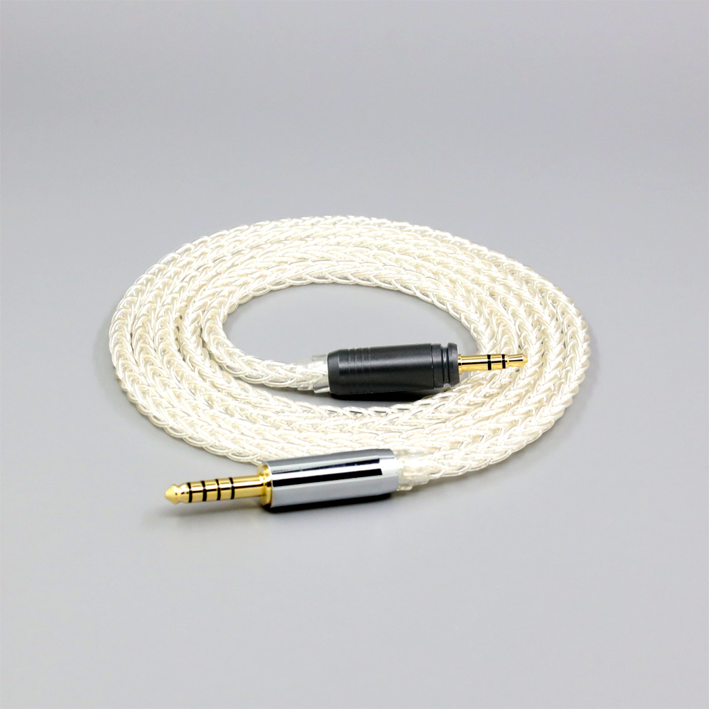 8 Core 99% 7n Pure Silver Palladium Earphone Cable For Focal HADENYS Open-back Headphone