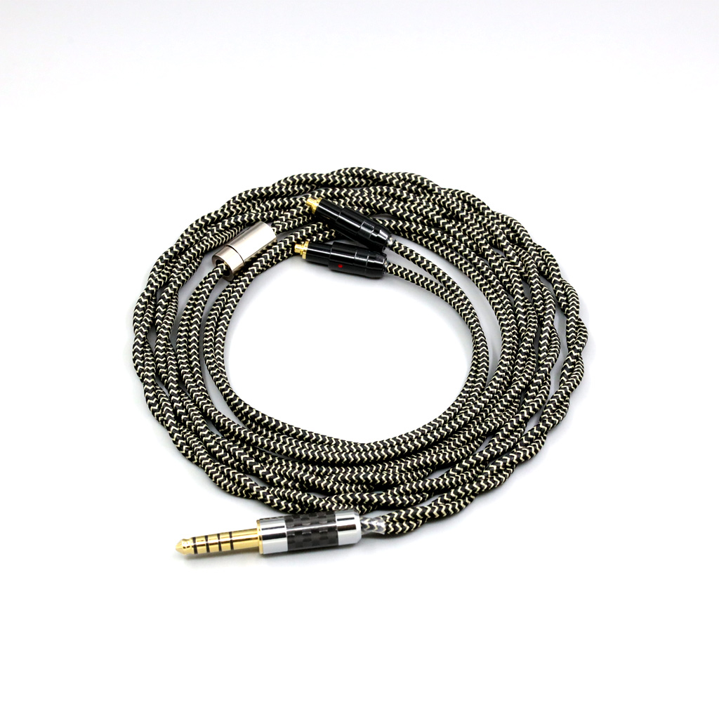2 Core 2.8mm Litz OFC Earphone Shield Braided Sleeve Cable For Shure SRH1540 SRH1840 SRH1440 Earphone headset
