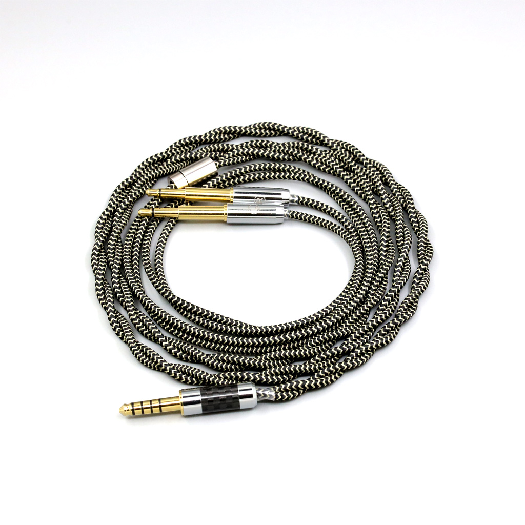 2 Core 2.8mm Litz OFC Earphone Shield Braided Sleeve Cable For Meze 99 meze99 Classics NEO NOIR Headset Headphone