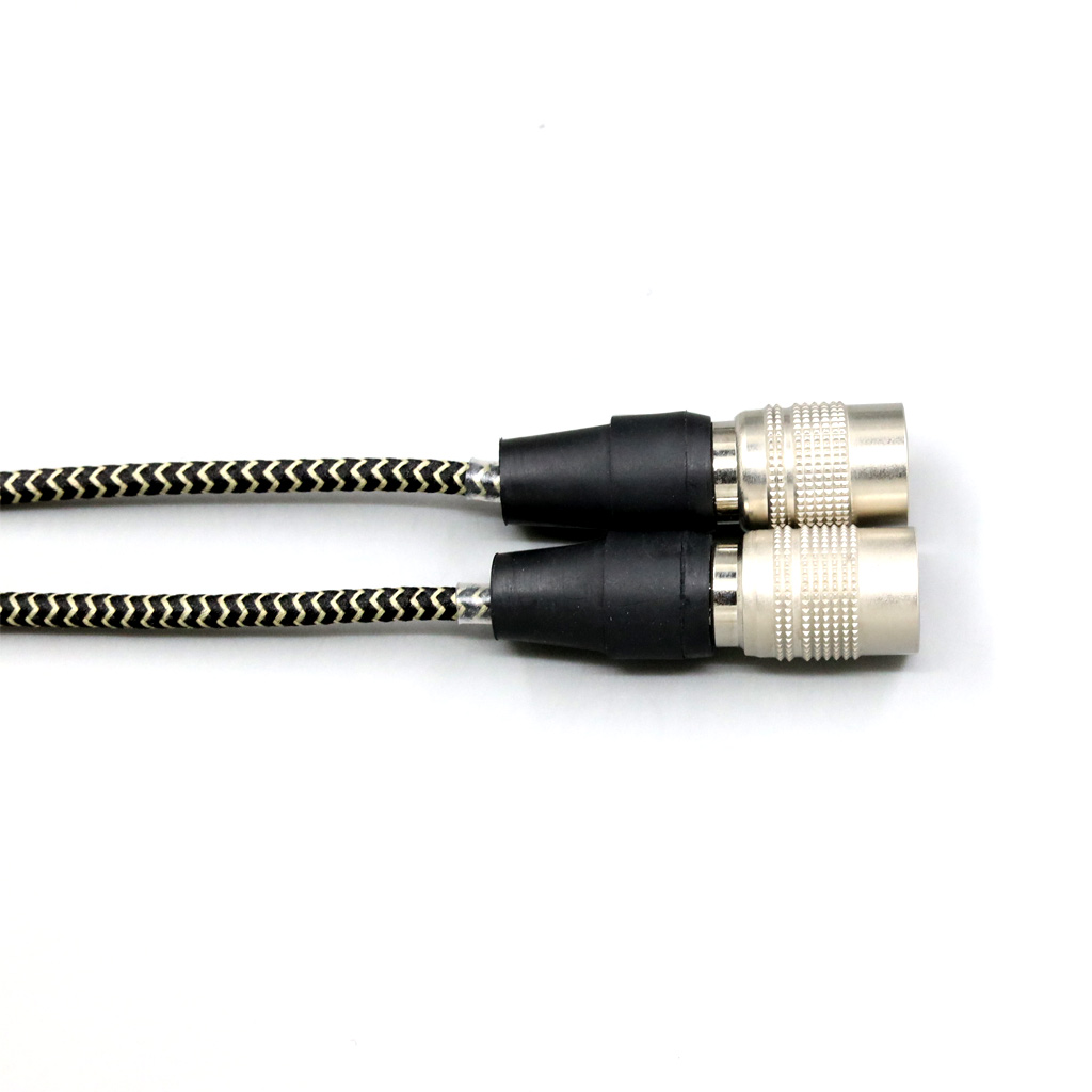 2 Core 2.8mm Litz OFC Earphone Shield Braided Sleeve Cable For Mr Speakers Alpha Dog Ether C Flow Mad Dog AEON Headphone