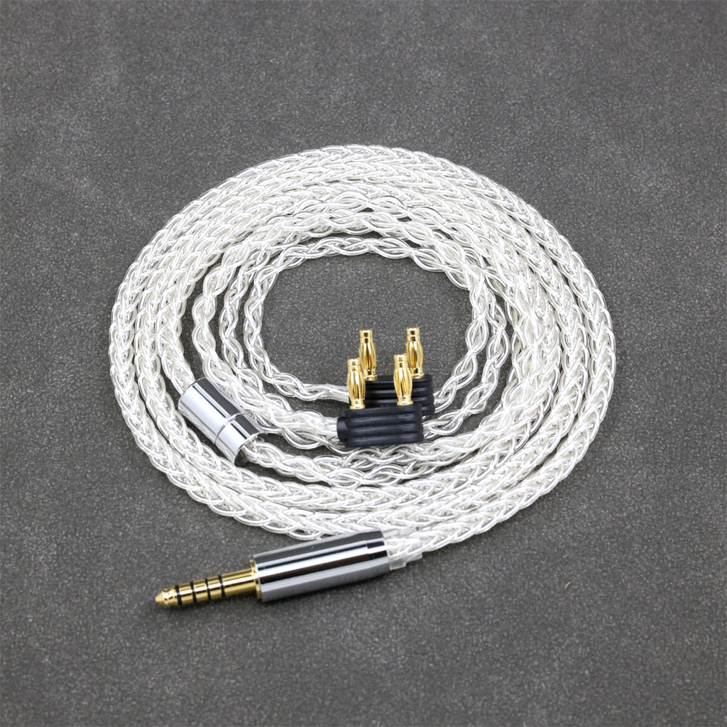 8 Core 99% 7n Pure Silver Palladium Earphone Cable For Austrian 800s ud701 The Composer Headphone