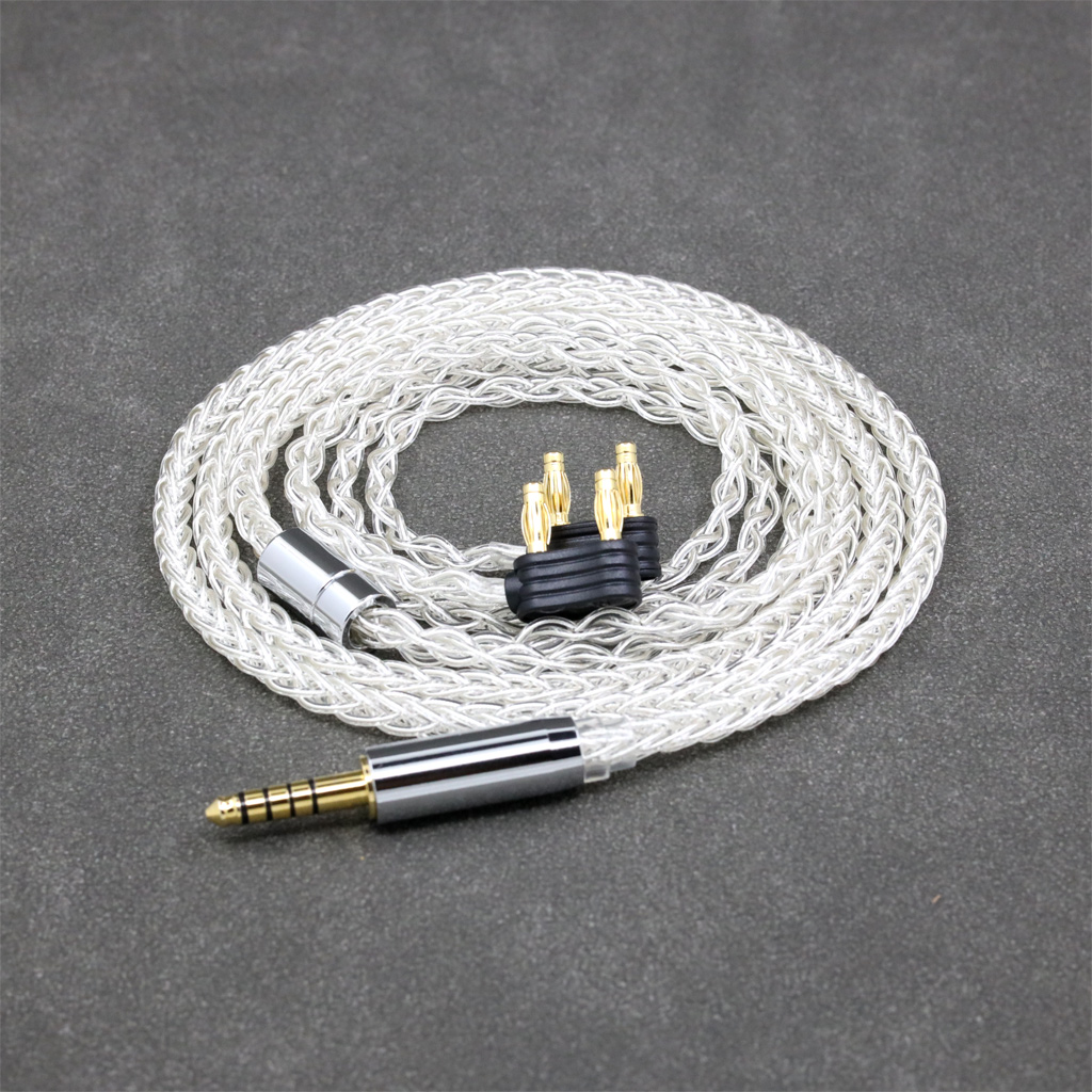 8 Core 99% 7n Pure Silver Palladium Earphone Cable For Austrian 800s ud701 The Composer Headphone