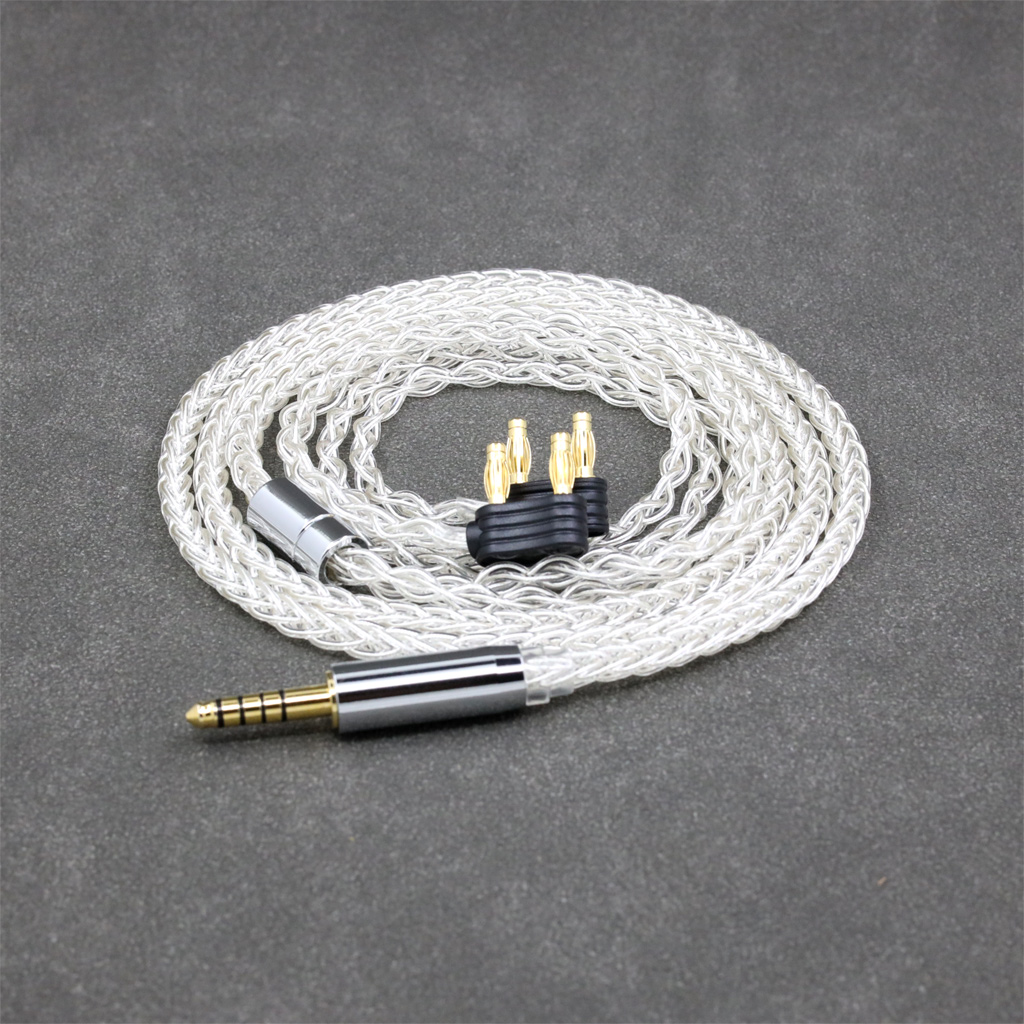 8 Core 99% 7n Pure Silver Palladium Earphone Cable For Austrian 800s ud701 The Composer Headphone
