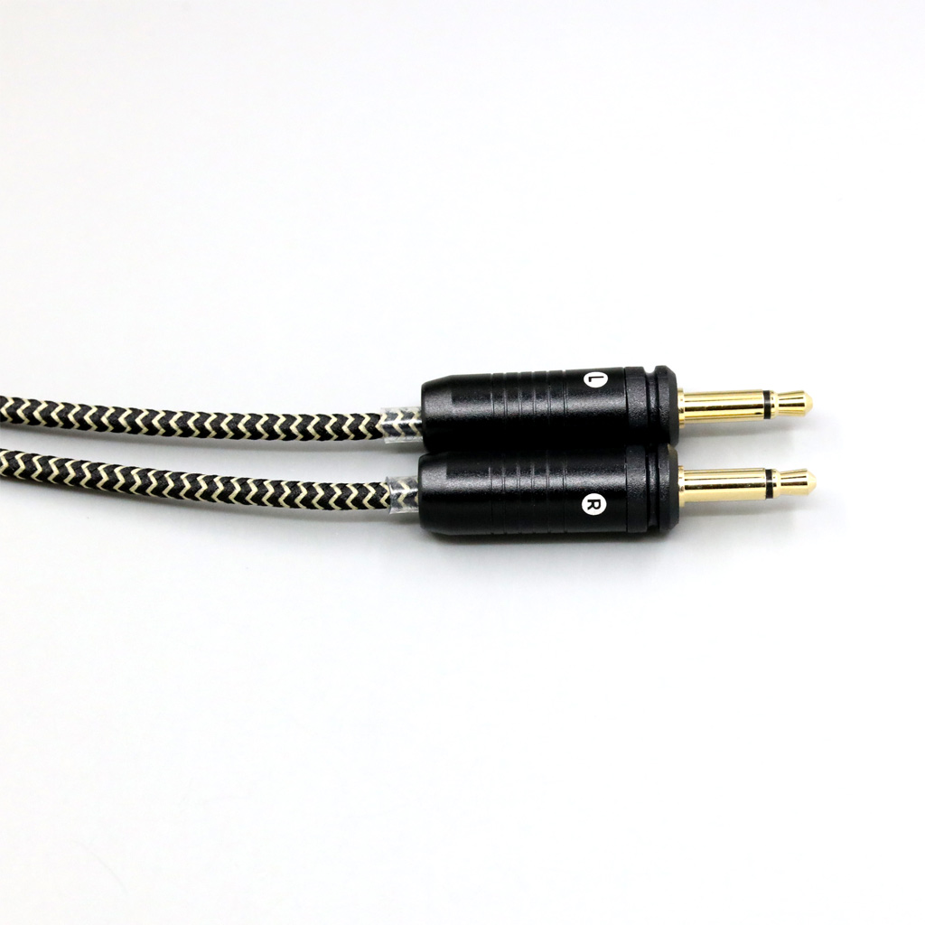 2 Core 2.8mm Litz OFC Earphone Shield Braided Cable For Focal Clear Elear Elex Elegia Stellia Celestee radiance
