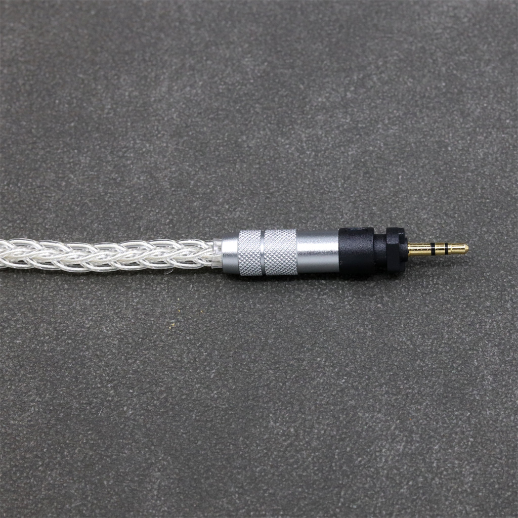 99% Pure Silver 8 Core Earphone Cable For Shure SRH840 SRH940 SRH440 SRH750DJ Philips SHP9000 SHP8900