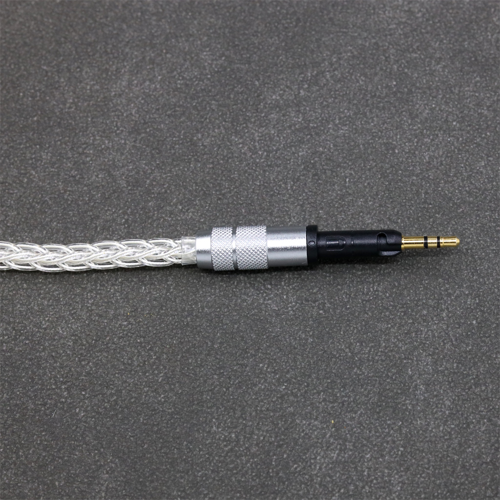 8 Core 99% 7n Pure Silver Palladium Earphone Cable For Sennheiser HD6 HD7 HD8 MIX DJ HD595 4 core