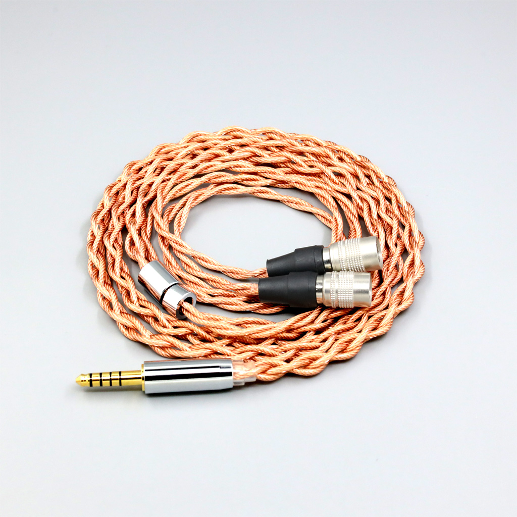 Graphene 7N OCC Shielding Coaxial Mixed Earphone Cable For Mr Speakers Alpha Dog Ether C Flow Mad Dog AEON 4 core 1.8mm