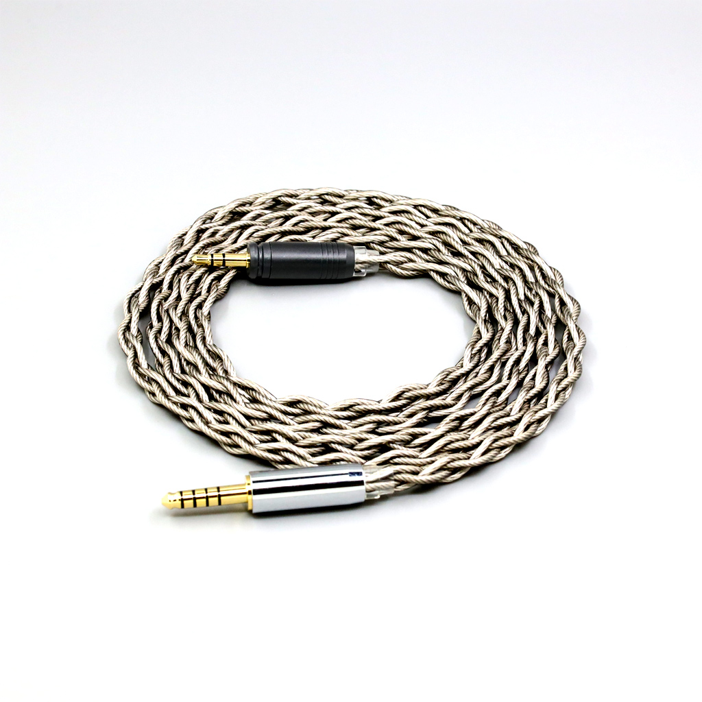 99% Pure Silver + Graphene Plated Shield Earphone Cable Focal HADENYS Open-back Headphone