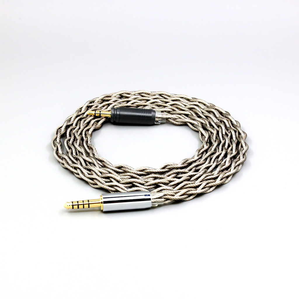 99% Pure Silver + Graphene Plated Shield Earphone Cable Focal HADENYS Open-back Headphone